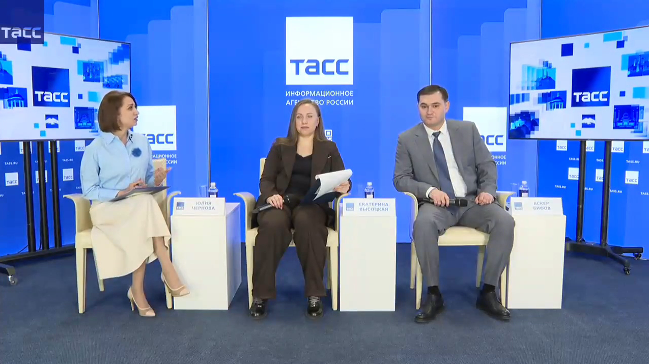  Аскер Бифов на пресс-конференции «ТАСС-Кавказ»,